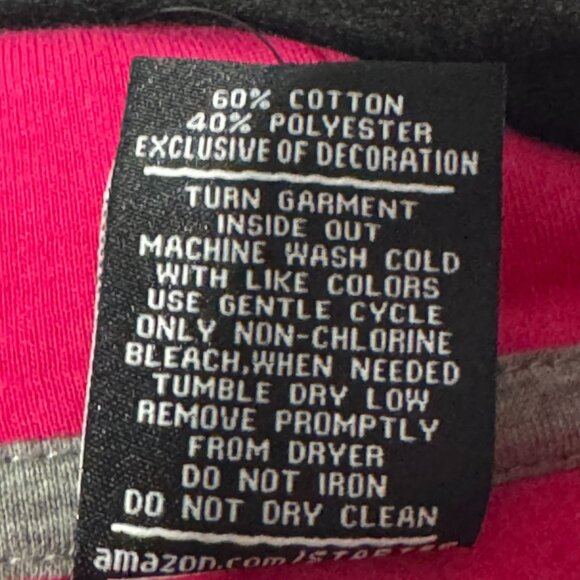 Starter Kids Authentic Medium Pink Hoodie Jacket 60% Cotton & 40% Polyester With - Picture 4 of 5